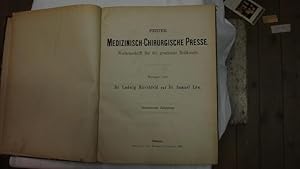 Seller image for Pester Medizinisch-Chirurgische Presse. Wochenschrift Fr Die Gesammte Heilkunde. 13. Jahrgang Komplett. 1877. for sale by Malota