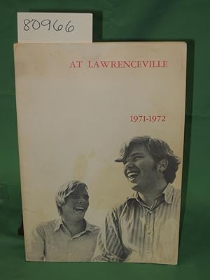 Image du vendeur pour At Lawrenceville 1971 -1972 YEAR BOOK mis en vente par Princeton Antiques Bookshop