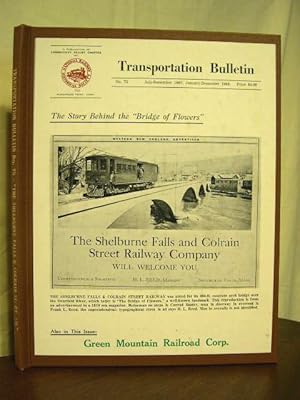 Immagine del venditore per THE STORY BEHIND THE "BRIDGE OF FLOWERS": TRANSPORTATION BULLETIN NO. 75, JULY-DECEMBER, 1967 - JANUARY-DECEMBER, 1968 venduto da Robert Gavora, Fine & Rare Books, ABAA