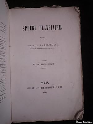 Imagen del vendedor de Sphre plantaire. Notice astronomique a la venta por Librairie Alain Brieux