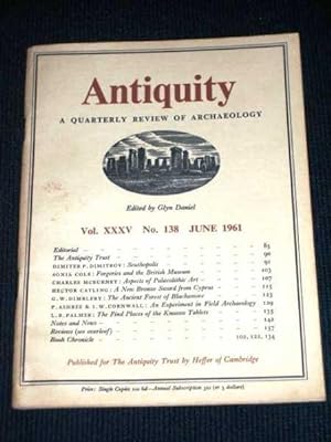 Antiquity - A Quarterly Review of Archaeology - June 1961