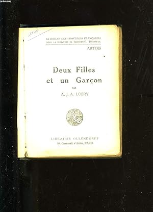 Imagen del vendedor de DEUX FILLES ET UN GARCON. a la venta por Le-Livre