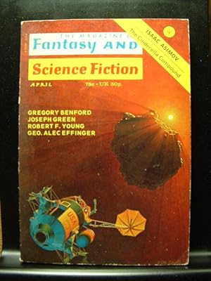 Imagen del vendedor de FANTASY AND SCIENCE FICTION - Apr, 1973 a la venta por The Book Abyss