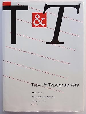 Seller image for Type & Typographers for sale by George Ong Books