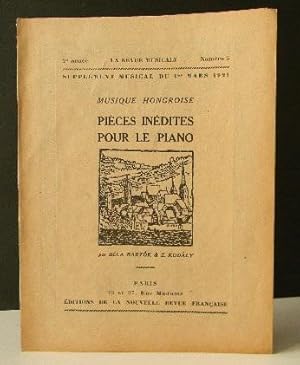 DEUX PIECES INEDITES POUR LE PIANO.