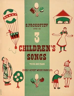 Three children`s songs. Op. 68. Voice and piano. English settings by W.H. Easterbrook