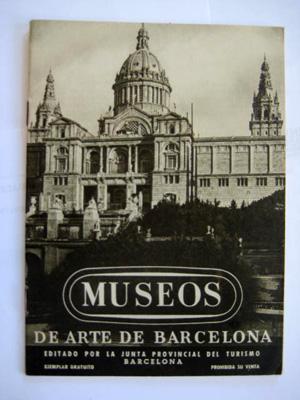 Seller image for Folleto Turistico - Tourist Brochure: MUSEOS DE ARTE DE BARCELONA. for sale by Librera Maestro Gozalbo