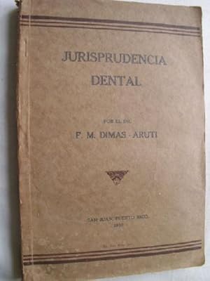 Imagen del vendedor de JURISPRUDENCIA DENTAL a la venta por Librera Maestro Gozalbo