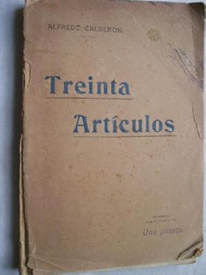 Seller image for TREINTA ARTCULOS for sale by Librera Maestro Gozalbo