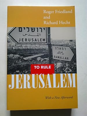 Seller image for To Rule Jerusalem for sale by Bookenastics