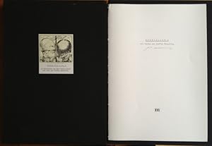 Bild des Verkufers fr Bagatellen 2 mit Holzstiche von Karl-Georg Hirsch (1. "Mori-TAT", 2. "Kille-kille", 3. "Pipernoter", 4. "Bekannte", 5. "Fossile", 6. "Rabenaas", 7. ".riskieren", 8. "Kreuz+quer", 9. "Last", 10. "Schlinge" und 10 Gedichte von Steffen Mensching, zum Verkauf von Antiquariat Im Baldreit