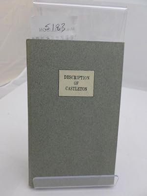 Bild des Verkufers fr A Short Description of Castleton, in Derbyshire; Its Natural Curiosities and Mineral Productions zum Verkauf von Scarthin Books ABA, ILAB.