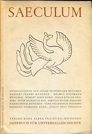 Imagen del vendedor de Saeculum. Jahrbuch fr Universalgeschichte. a la venta por Antiquariat am Flughafen