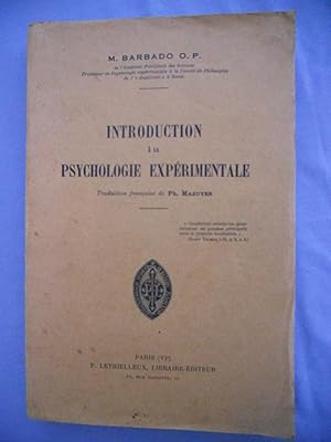 Seller image for Introduction a la psychologie experimentale for sale by Frederic Delbos