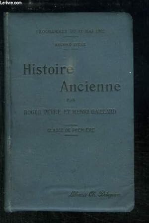 Seller image for Histoire Ancienne. Classe de Premire. Rome - Le Haut Moyen ge. for sale by Le-Livre