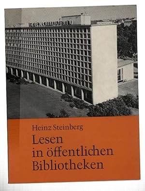 Seller image for Lesen in Offentlichen bibliotheken: Reading in German Public Libraries for sale by Recycled Books & Music