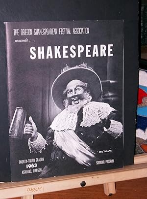 The Oregon Shakespearean Festival Association Presents. Shakespeare Twenty-First Season 1963