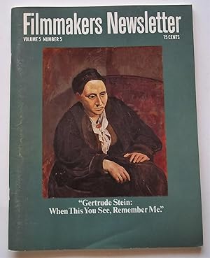 Seller image for Filmmakers Newsletter Vol. 5 #5 (March 1972) (Magazine) for sale by Bloomsbury Books