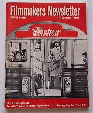 Image du vendeur pour Filmmakers Newsletter Vol. 8 #1 (November 1974) (Magazine) mis en vente par Bloomsbury Books