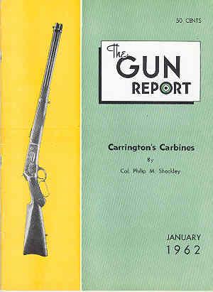 The Gun Report Volume VII No 8 January 1962