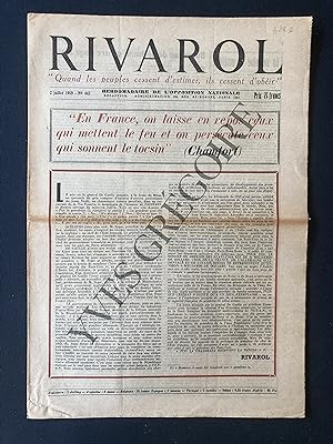 RIVAROL-N°442-2 JUILLET 1959