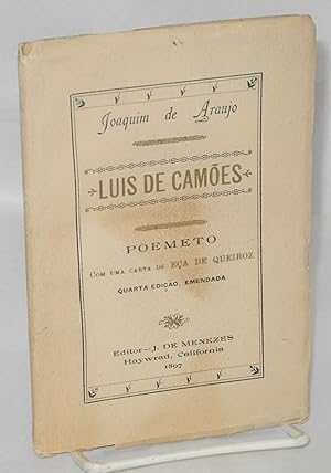 Luis de Camões; poemeto, com uma carta de Eça de Queiroz