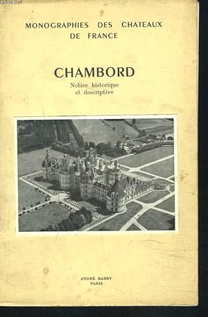 Bild des Verkufers fr MONOGRAPHIES DES CHATEAUX DE FRANCE zum Verkauf von Le-Livre