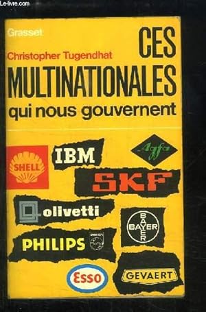 Bild des Verkufers fr Ces multinationales qui nous gouvernent zum Verkauf von Le-Livre