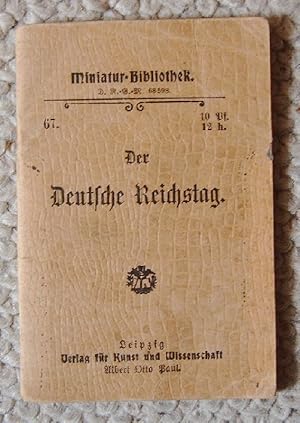 Bild des Verkufers fr Der Deutsche Reichstag zum Verkauf von Versandhandel fr Sammler