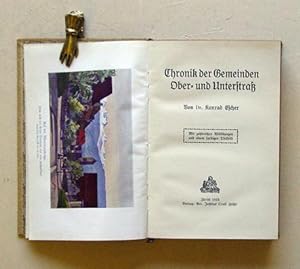 Bild des Verkufers fr Chronik der Gemeinden Ober- und Unterstrass. zum Verkauf von antiquariat peter petrej - Bibliopolium AG