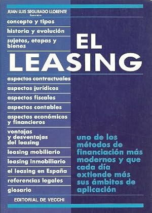 Imagen del vendedor de El leasing a la venta por SOSTIENE PEREIRA