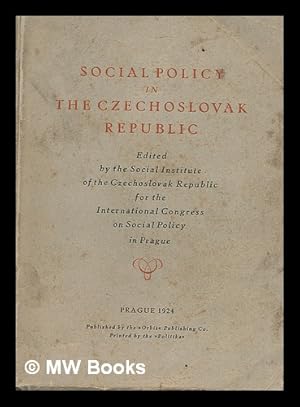 Seller image for Social policy in the Czechoslovak Republic for sale by MW Books