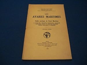 LES AVARIES MARITIMES guide pratique de droit maritime