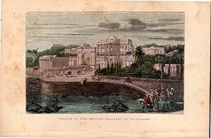 Seller image for ENGRAVING: "Palace of the British Resident at Hyderabad".from The Eastern or Old World; Embracing Ancient & Modern History. for sale by Dorley House Books, Inc.
