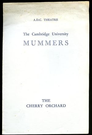 Seller image for The Cherry Orchard': Souvenir Theatre Programme Performed at A.D.C. Theatre by The Cambridge Mummers for sale by Little Stour Books PBFA Member