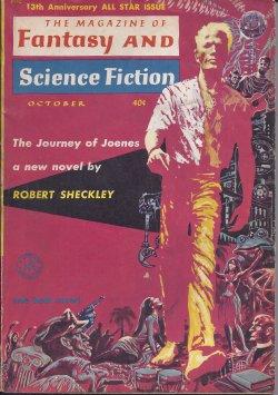 Bild des Verkufers fr The Magazine of FANTASY AND SCIENCE FICTION (F&SF): October, Oct. 1962 zum Verkauf von Books from the Crypt