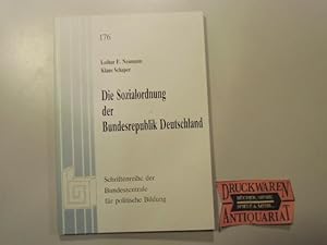 Bild des Verkufers fr Die Sozialordnung der Bundesrepublik Deutschland. Schriftenreihe - Band 176. zum Verkauf von Druckwaren Antiquariat