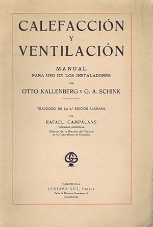 CALEFACCION Y VENTILACION: Manual para uso de los instalaladores