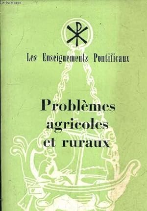 Seller image for PROBLEMES AGRICOLES ET RURAUX - PRESENTATION ET TABLES PAR LES MOINES DE SOLESMES. for sale by Le-Livre