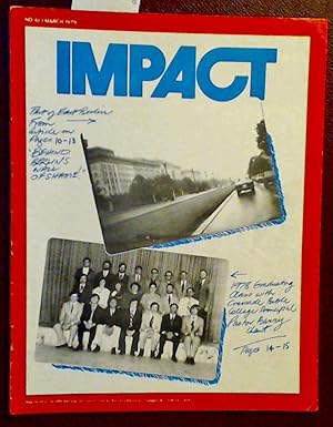 Bild des Verkufers fr Impact Magazine - Christian Revival Crusade No. 423 March 1979 zum Verkauf von Laura Books