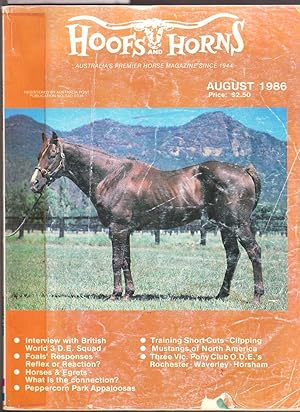 Hoofs and Horns Magazine August 1986