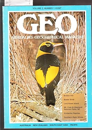 Image du vendeur pour GEO: Australia's National Geographic Magazine Volume 2, Number 1 mis en vente par Laura Books