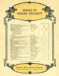 Doan ye cry ma hooney. From Songs in Negro Dialect.
