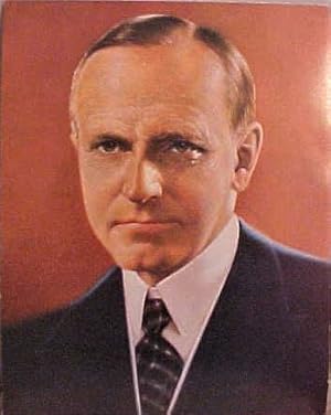 Seller image for Calvin Coolidge, Portrait in Color for sale by Legacy Books II