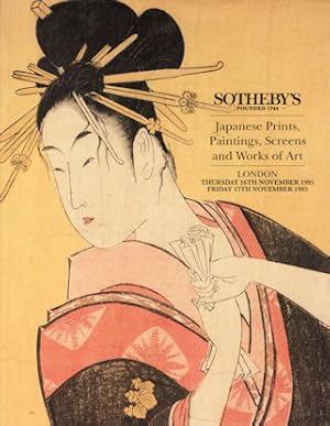 Japanese Prints, Paintings, Screens and Works of Art.