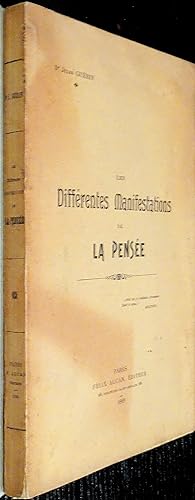 Seller image for Les diffrentes manifestations de la pense for sale by Le Chemin des philosophes