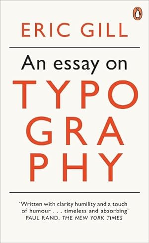 Immagine del venditore per An Essay on Typography (Paperback) venduto da AussieBookSeller