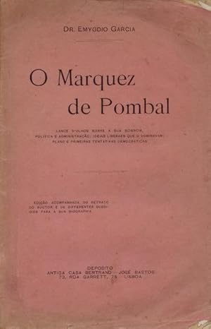 Seller image for O MARQUEZ DE POMBAL. for sale by Livraria Castro e Silva