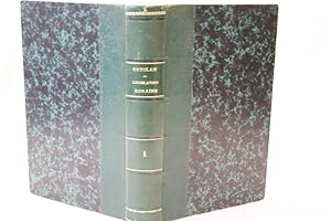 Seller image for HISTOIRE DE LA LEGISLATION ROMAINE DEPUIS SON ORIGINE JUSQU'A LA LEGISLATION MODERNE ET GENERALISATION DU DROIT ROMAIN Tome 1 for sale by Librairie RAIMOND