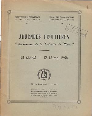 Journées Fruitières "Au berceau de la Reinette du Mans" - Le Mans, 17-18 Mai 1958